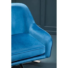 Avery Midnight Velvet Chair Home Luxe Interior