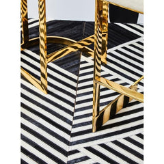 Azalea Black Velvet Bar Stool Home Luxe Interior