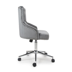 Belgravia Brushed Velvet Office Swivel Chair