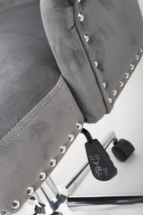 Belgravia Brushed Velvet Office Swivel Chair