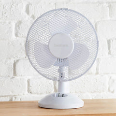 Blaupunkt 9" Desk Fan White