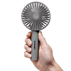 Blaupunkt Rechargeable Handheld Fan - Grey