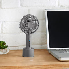 Blaupunkt Rechargeable Handheld Fan - Grey