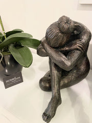 Bronze Colour Sitting Statues