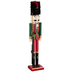 Christmas Cottage Nutcracker 91cm