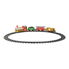 Christmas Train With 3 Carriages Battery Operated