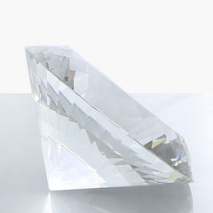 Crystal Diamond Ornament 10cm