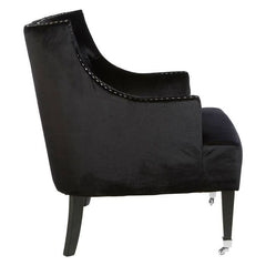 Darlington Black Velvet Chair - Home Luxe Interior