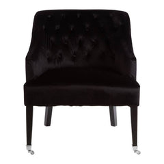 Darwin Black Velvet Chair - Home Luxe Interior