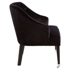 Darwin Black Velvet Chair - Home Luxe Interior