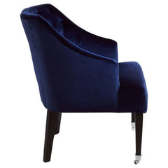 Darwin Blue Velvet Chair - Home Luxe Interior