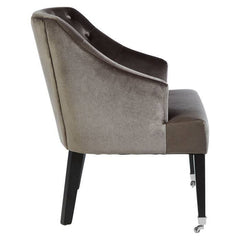Darwin Grey Velvet Chair - Home Luxe Interior