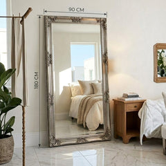 Juliette Large Champagne Ornate Full Length Mirror 180x90cm