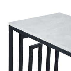 Devon Grecian Design Black and Grey Console Table