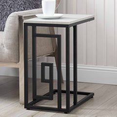 Devon Grecian Design Black and Grey Sofa Table