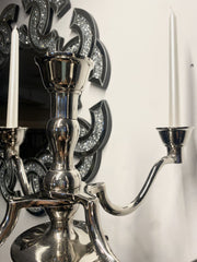 Diamante Silver 5 Arm Candelabra 90Cm