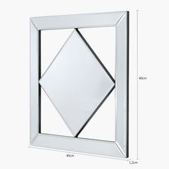 Diamond Mirror Geo Wall Art 40cm