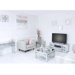 Diamond Mirror Geo Wall Art 40cm