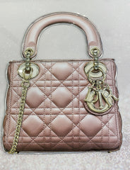 Dior Pink Perfume Bag Shoes Wall Art Mirror Frame