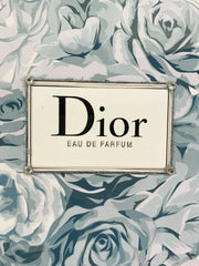Dior Rose Blue Design Perfume Bottle Wall Art Mirror Frame