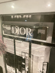 Dior Shop Front Blossom Tree Wall Art Mirror Frame 85Cm X 85Cm
