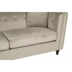 Ferris Mink Velvet 2 Seater Sofa