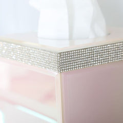Glitz And Lustre Cube Tissue Box Holder