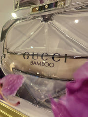 Gucci Parfum Orchid Wall Art Gold Step Frame 55Cm X 55Cm