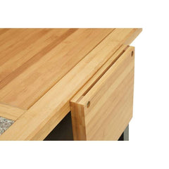 Harlow Glenn Wide Kitchen Trolley with Granite Top Home Luxe Interior