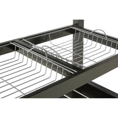 Harlow Glenn Wide Kitchen Trolley with Granite Top Home Luxe Interior