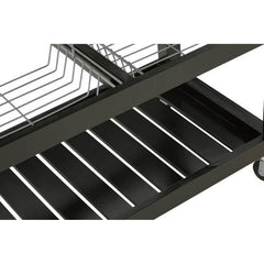 Harlow Glenn Wide Kitchen Trolley with Granite Top Home Luxe Interior