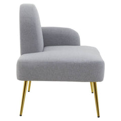 Heather Grey Chaise Lounge Home Luxe Interior