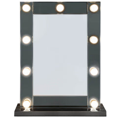 Hollywood 9 Light Vanity Mirror Smoked Mirror Finish