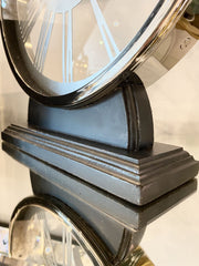 Hollywood Round Mantle Clock Roman Numerals