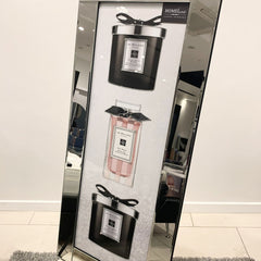 Jo Malone Perfume Black & Pink Candles Wall Art Mirror Frame