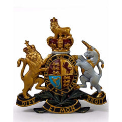 Large Coloured Coat of Arms Wall Plaque