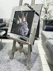 Lion King Crown Wall Art Mirror Frame