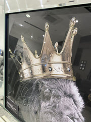 Lion King Crown Wall Art Mirror Frame