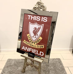 Liverpool Football Club Anfield Wall Art Mirror Frame
