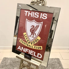 Liverpool Football Club Anfield Wall Art Mirror Frame