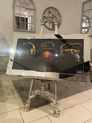 Monkey Music Urban Style Wall Art Mirror Frame 115Cm X 65Cm