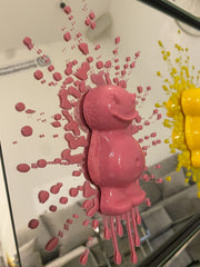 Multicolor 4 Jellybaby Burst Wall Art Mirror Frame