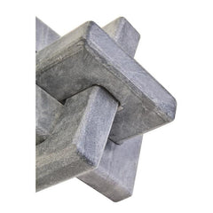 Nason Grey Marble Knot Sculpture Home Luxe Interior