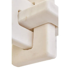 Nason White Marble Knot Sculpture - Home Luxe Interior