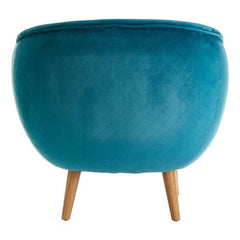 Oscar Teal Fabric Chair | Home Luxe Interior