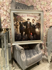 Peaky Blinders Oil Painting Wall Art With Antique Gold Frame