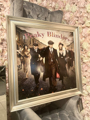 Peaky Blinders Oil Painting Wall Art With Antique Gold Frame