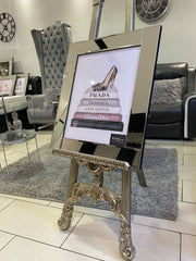 Prada Shoes Bookstack Wall Art Mirror Frame