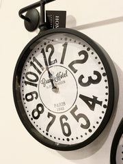 Set Of 3 Wall Clocks On Bar