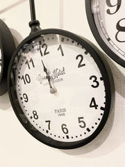 Set Of 3 Wall Clocks On Bar